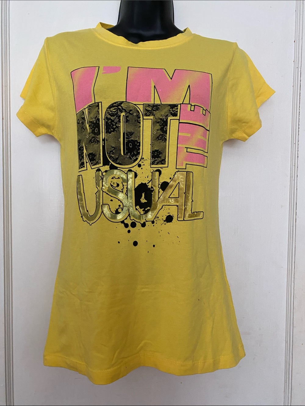 ! I’m not the usual t-shirt size M like new